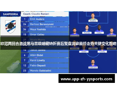 欧冠两回合激战黑马晋级暗藏转折赛后复盘洞察最终走势关键变化前瞻 欧冠两回合激战黑马晋级暗藏转折赛后复盘洞察最终走势关键变化前瞻